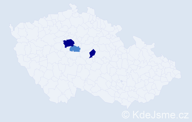 Příjmení: 'Heizerová', počet výskytů 7 v celé ČR