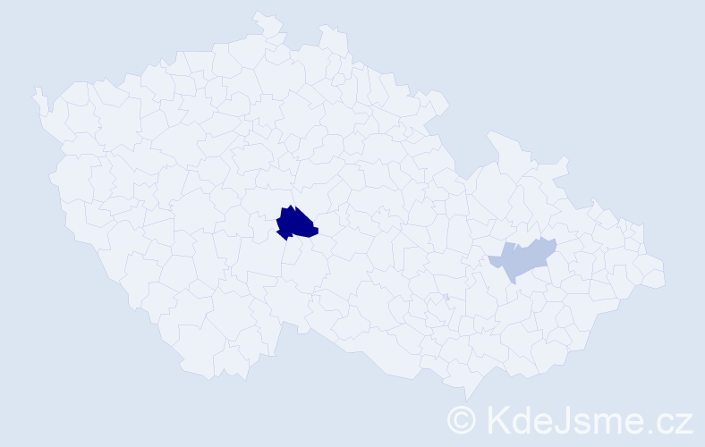 Příjmení: 'Georev', počet výskytů 3 v celé ČR
