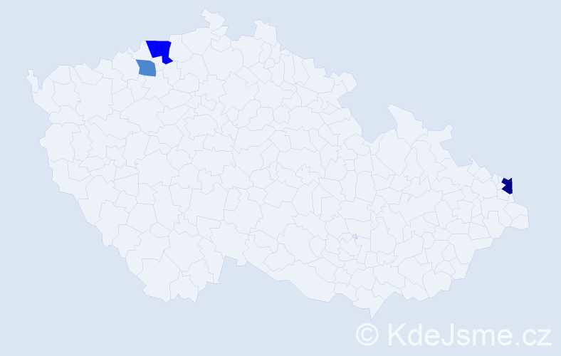 Příjmení: 'Sečánská', počet výskytů 6 v celé ČR