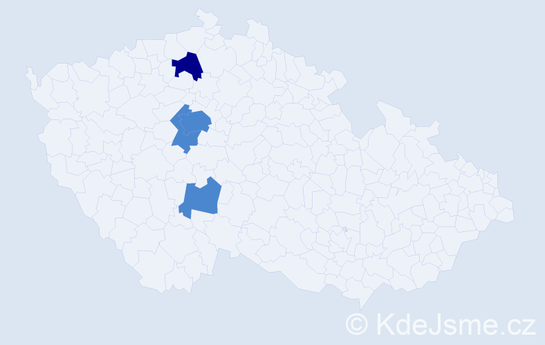 Příjmení: 'Petrš', počet výskytů 10 v celé ČR