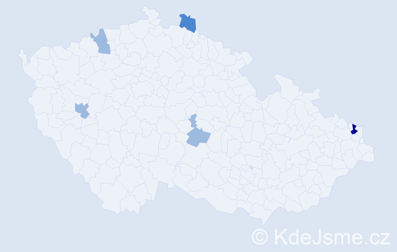 Příjmení: 'Brylová', počet výskytů 10 v celé ČR