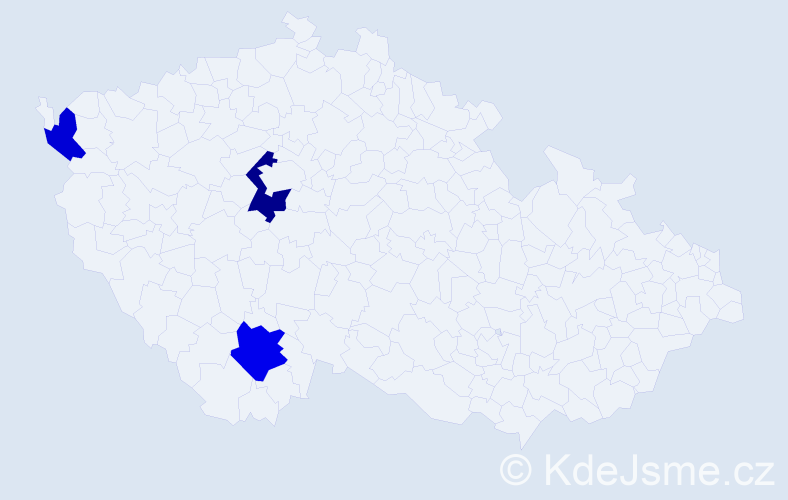 Příjmení: 'Petschlová', počet výskytů 5 v celé ČR
