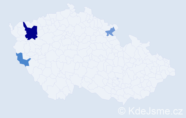 Příjmení: 'Hirschauová', počet výskytů 11 v celé ČR