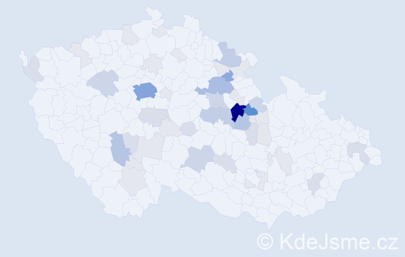 Příjmení: 'Fikejzová', počet výskytů 148 v celé ČR