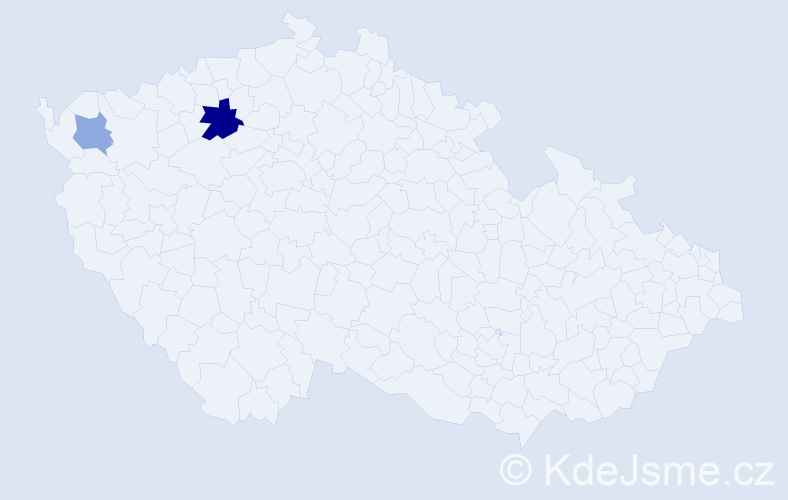 Příjmení: 'Hemerlík', počet výskytů 4 v celé ČR