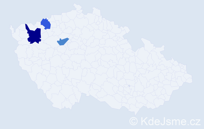 Příjmení: 'Spazierer', počet výskytů 10 v celé ČR