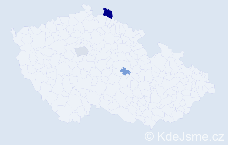 Příjmení: 'Kirakosjan', počet výskytů 10 v celé ČR