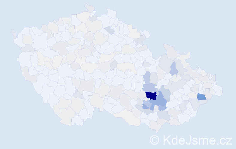 Příjmení: 'Pernicová', počet výskytů 898 v celé ČR