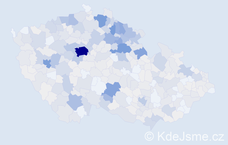 Příjmení: 'Nosková', počet výskytů 2958 v celé ČR