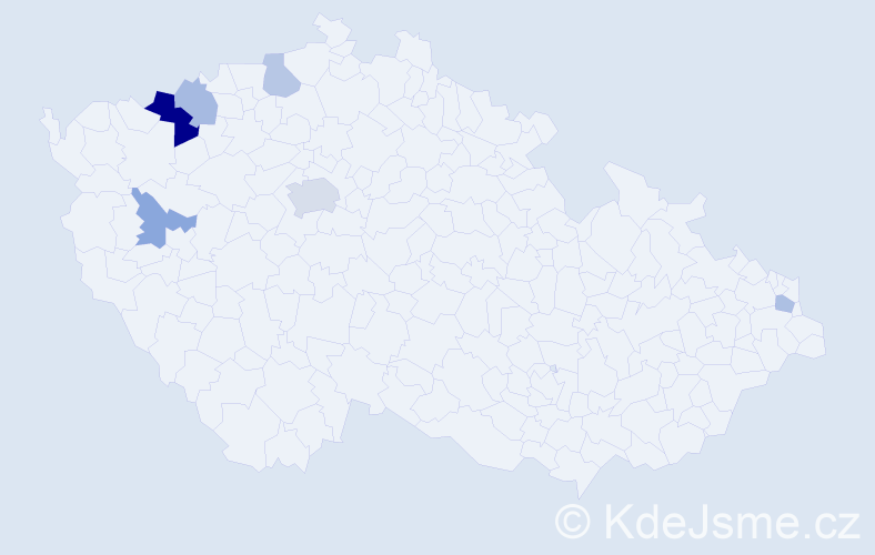 Příjmení: 'Babčaníková', počet výskytů 11 v celé ČR