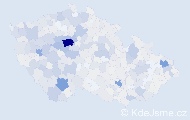Příjmení: 'Sládková', počet výskytů 2931 v celé ČR