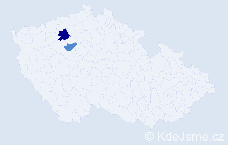 Příjmení: 'Chykerenda', počet výskytů 2 v celé ČR