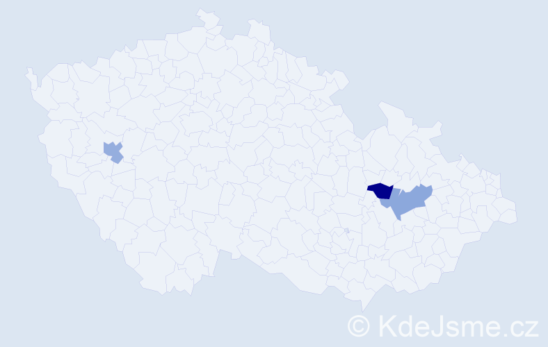 Příjmení: 'Stadlbauerová', počet výskytů 3 v celé ČR