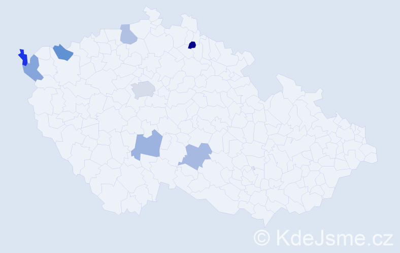 Příjmení: '"Le Thi Thuy"', počet výskytů 10 v celé ČR