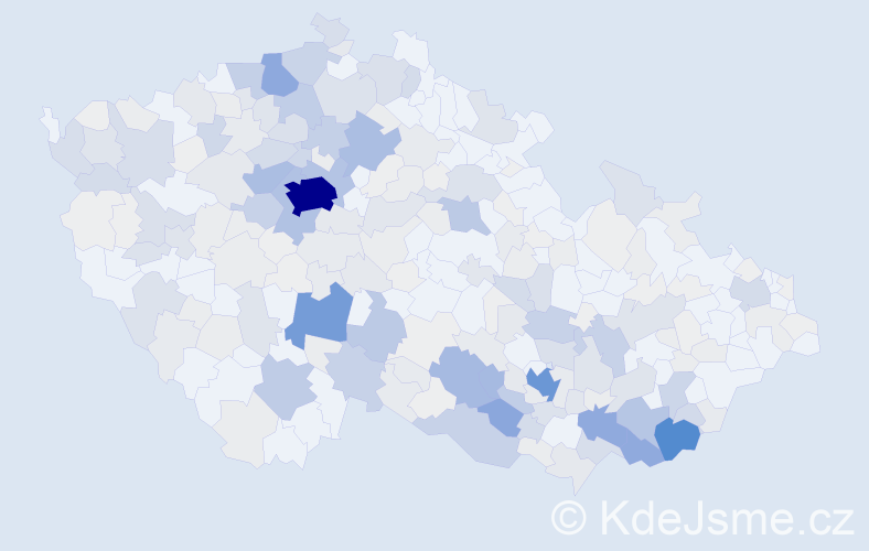 Příjmení: 'Knotková', počet výskytů 1338 v celé ČR