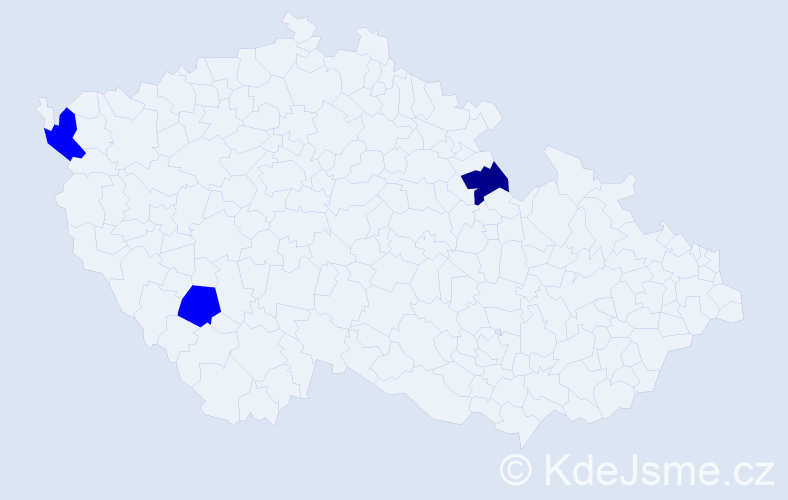 Příjmení: 'Grebennikovová', počet výskytů 4 v celé ČR