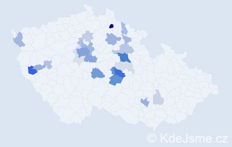 Příjmení: 'Shpilka', počet výskytů 103 v celé ČR