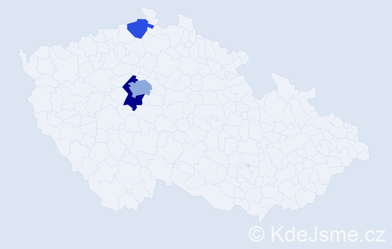 Příjmení: 'Fitzner', počet výskytů 6 v celé ČR