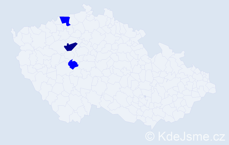 Příjmení: 'Kukhareva', počet výskytů 4 v celé ČR