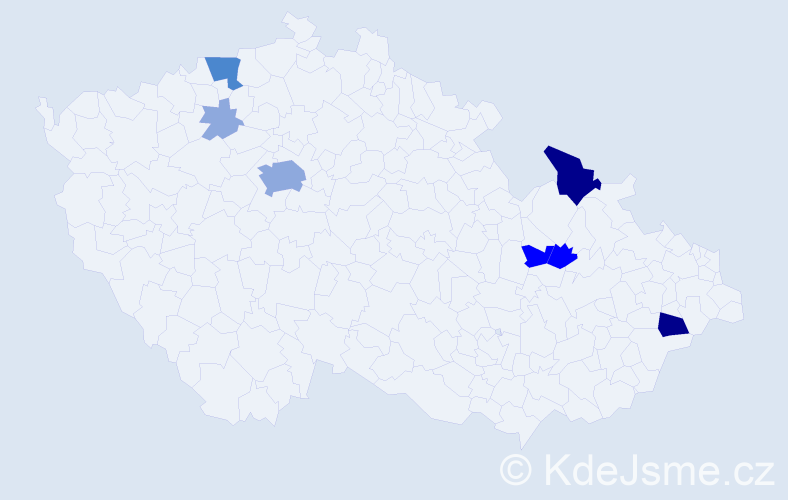 Příjmení: 'Geppert', počet výskytů 22 v celé ČR