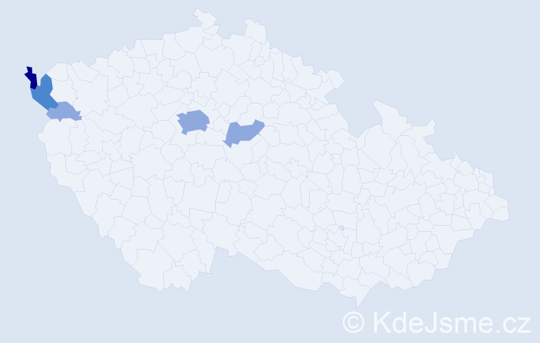 Příjmení: 'Elizeusová', počet výskytů 13 v celé ČR