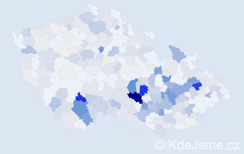 Příjmení: 'Ambrož', počet výskytů 1036 v celé ČR