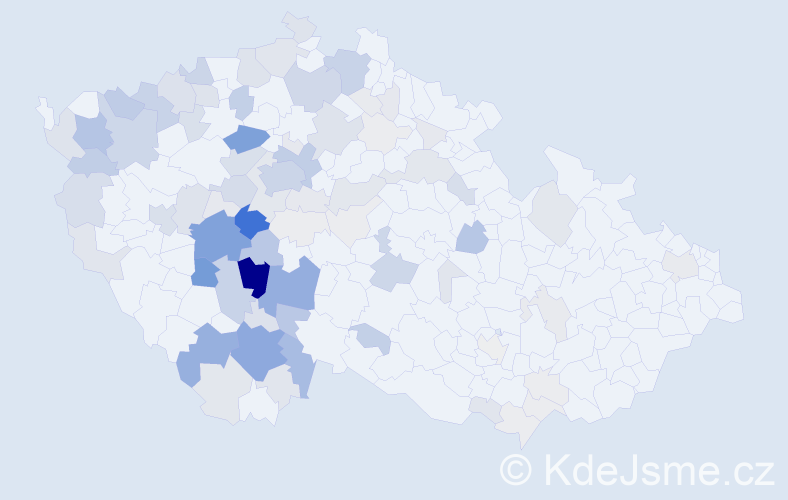 Příjmení: 'Pinc', počet výskytů 475 v celé ČR