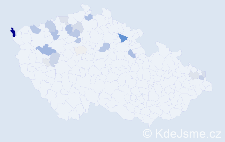 Příjmení: 'Červeňanský', počet výskytů 29 v celé ČR