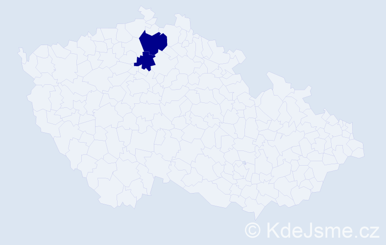 Příjmení: 'Pšik', počet výskytů 2 v celé ČR