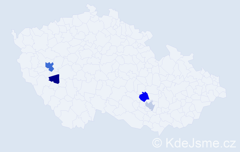 Příjmení: 'Karkulínová', počet výskytů 11 v celé ČR