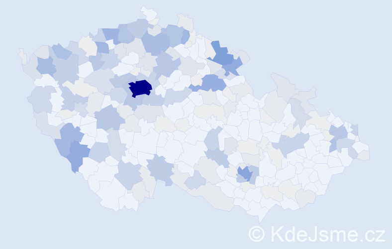 Příjmení: 'Hofmann', počet výskytů 663 v celé ČR