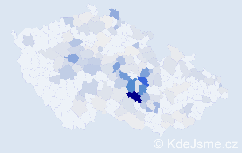 Příjmení: 'Lázničková', počet výskytů 437 v celé ČR