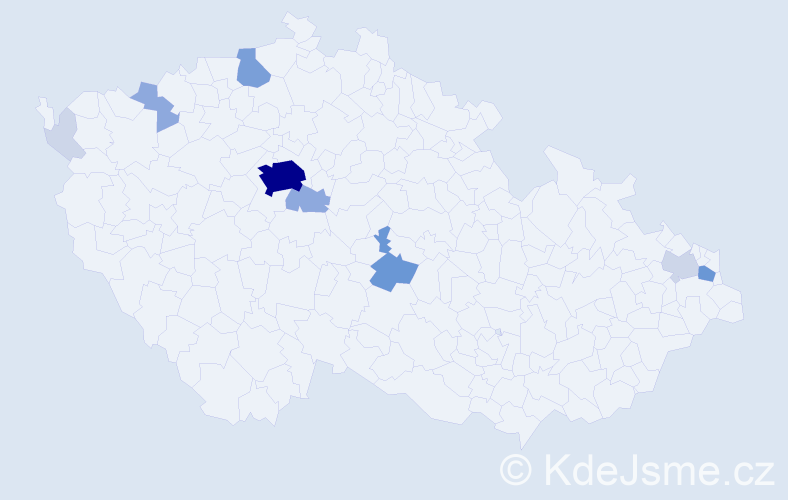 Příjmení: 'Endalová', počet výskytů 34 v celé ČR