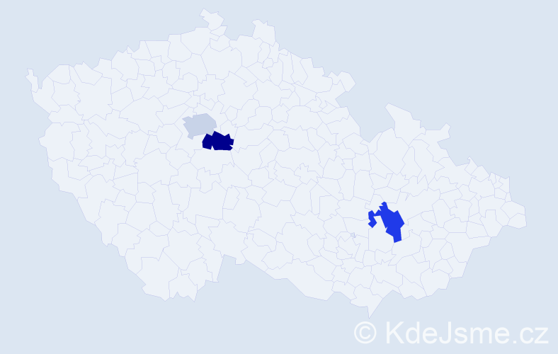 Příjmení: 'Mikolowitschová', počet výskytů 3 v celé ČR