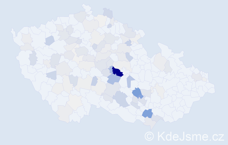 Příjmení: 'Pleskačová', počet výskytů 360 v celé ČR