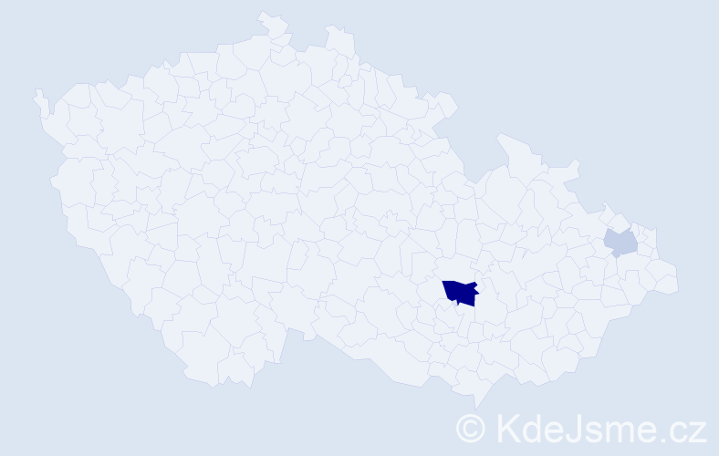 Příjmení: 'Reisiglová', počet výskytů 4 v celé ČR