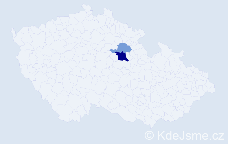 Příjmení: 'Rompot', počet výskytů 4 v celé ČR