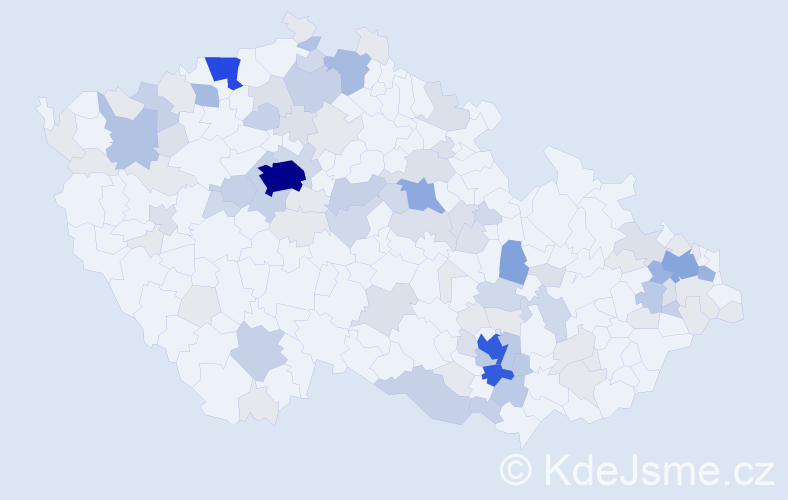 Příjmení: 'Schiller', počet výskytů 348 v celé ČR
