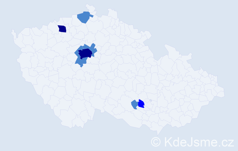 Příjmení: 'Skurovcová', počet výskytů 12 v celé ČR