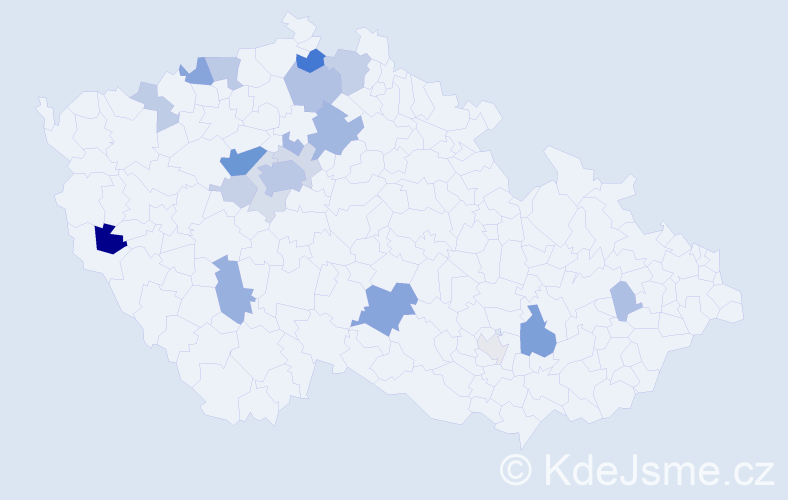 Příjmení: 'Birnbaum', počet výskytů 56 v celé ČR