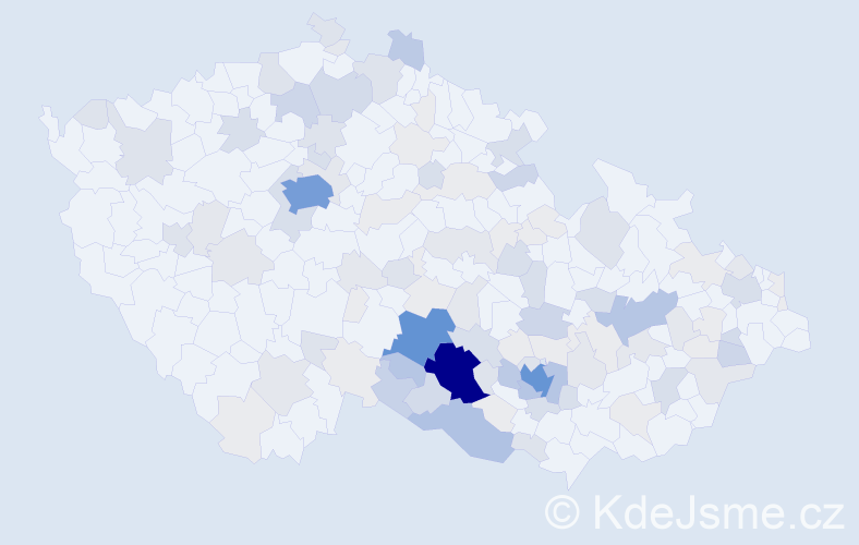 Příjmení: 'Zejdová', počet výskytů 419 v celé ČR