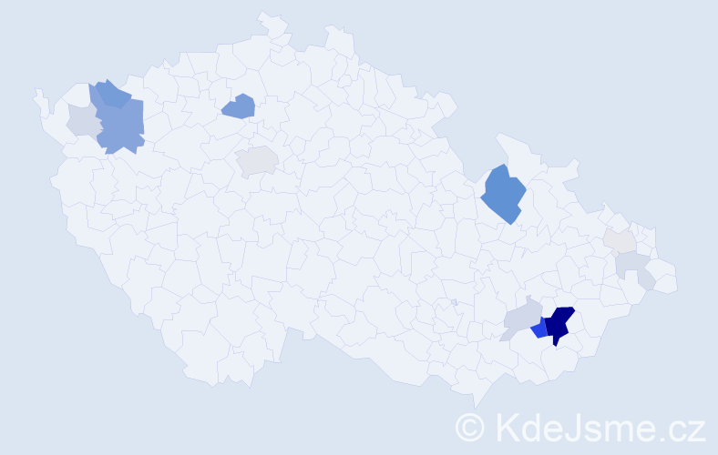 Příjmení: 'Landsfeldová', počet výskytů 45 v celé ČR