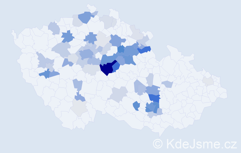 Příjmení: 'Černohlávková', počet výskytů 240 v celé ČR
