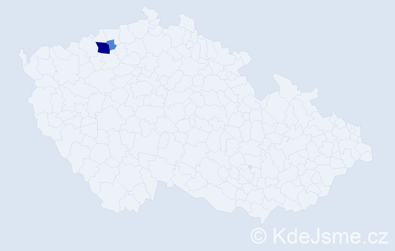 Příjmení: 'Lenartovič', počet výskytů 4 v celé ČR