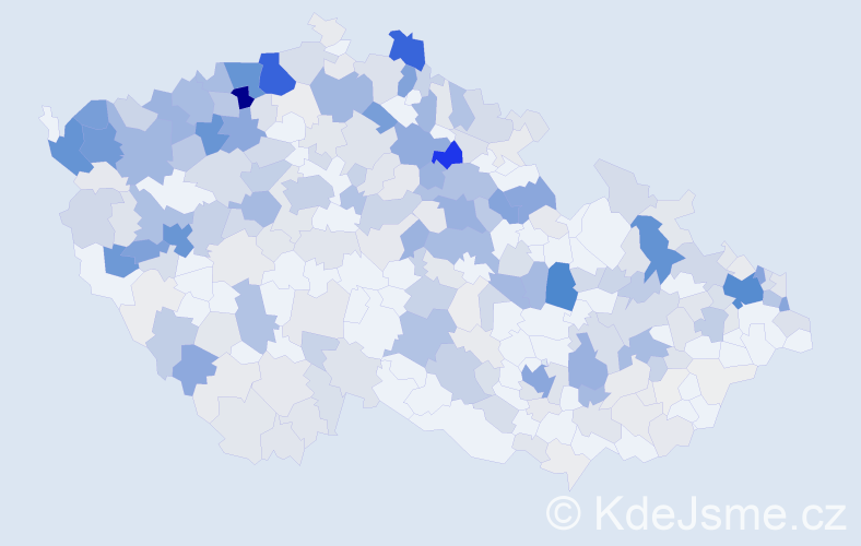 Příjmení: 'Čonková', počet výskytů 1486 v celé ČR