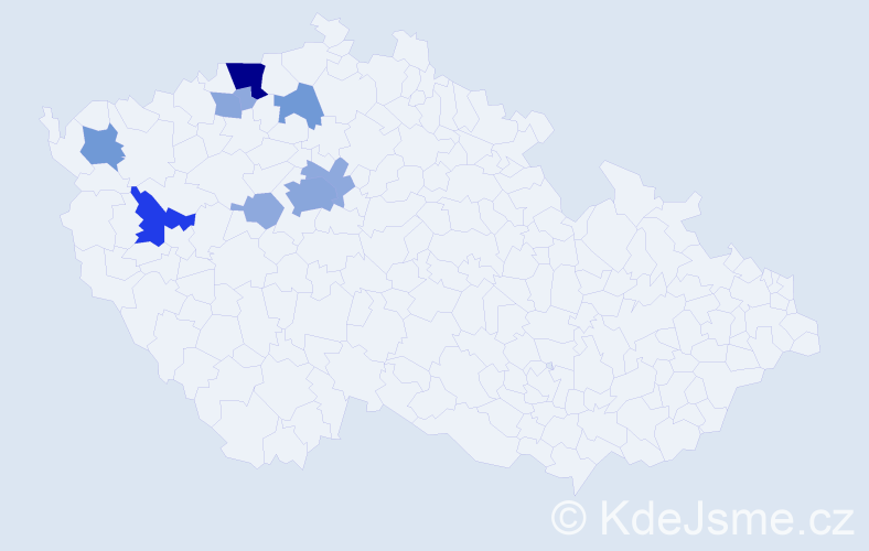 Příjmení: 'Hirschkornová', počet výskytů 28 v celé ČR