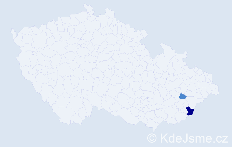 Příjmení: 'Slabik', počet výskytů 4 v celé ČR