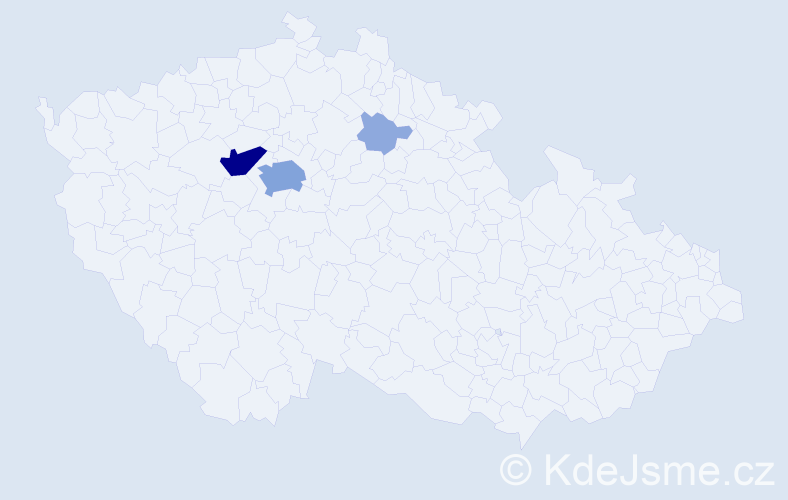 Příjmení: 'Arnaudov', počet výskytů 11 v celé ČR