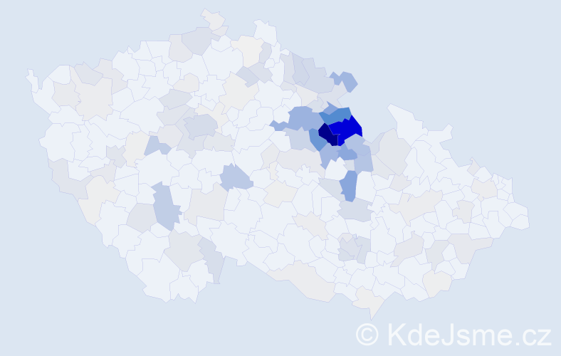 Příjmení: 'Brandejs', počet výskytů 569 v celé ČR