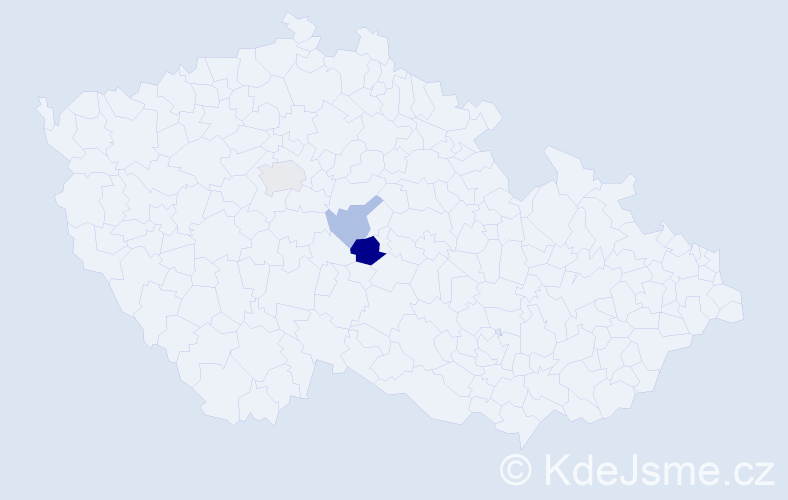 Příjmení: 'Storožová', počet výskytů 6 v celé ČR